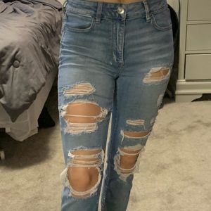 American Eagle ripped jeans